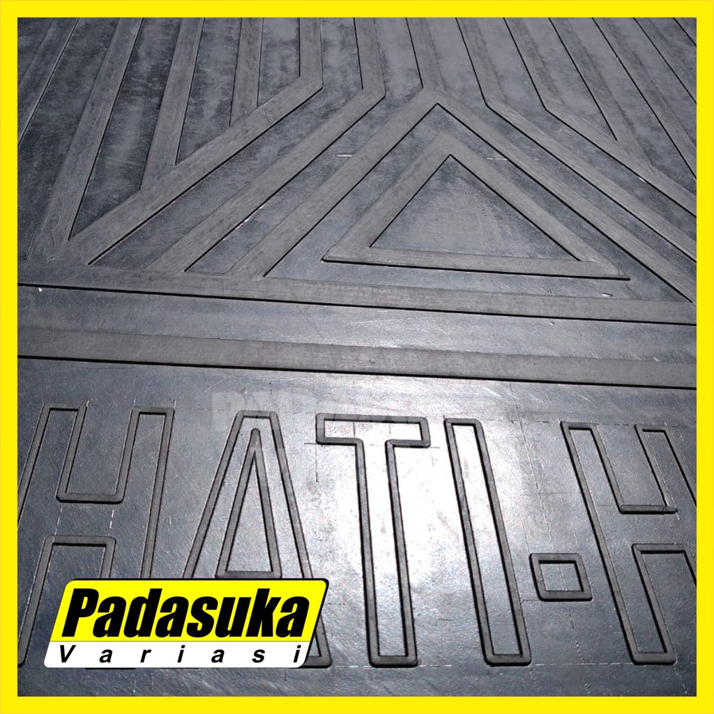 Karpet Hati Hati 2 Lembar Karpet Hati Hati Roda Isi Trek BESAR 74 x 50