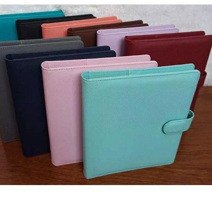 

BINDER MURAH- BINDER POLOS KULIT JERUK 12 WARNA PILIHAN A5/20RING, B5/26RING / BINDER POLOS MURAH/PACKING PAKE BABEL ,,