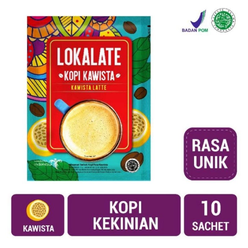 

Lokalate kopi kawista kawista latte 10's