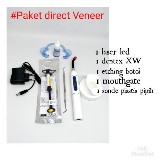 PAKET DIRECT VENEER GIGI KELINCI EXTRA WHITE