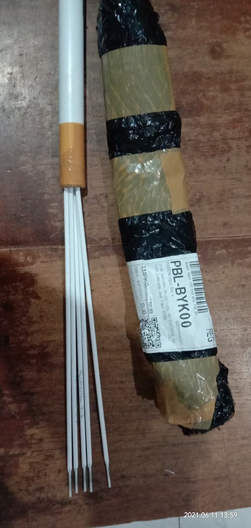 Kawat Las  Listrik Aluminium Grilumin 14 Diameter 2,5mm Dan 3,2mm