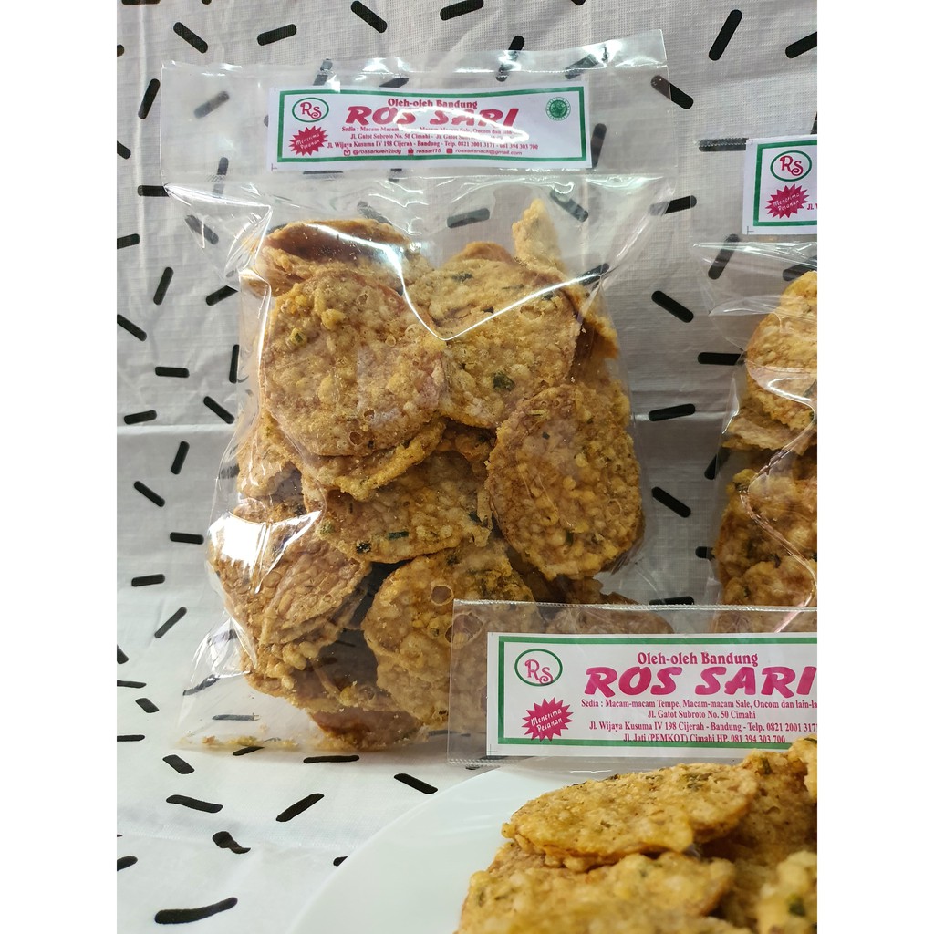 Best Seller Tempe Goreng Bawang 250gr Oleh Oleh Bandung