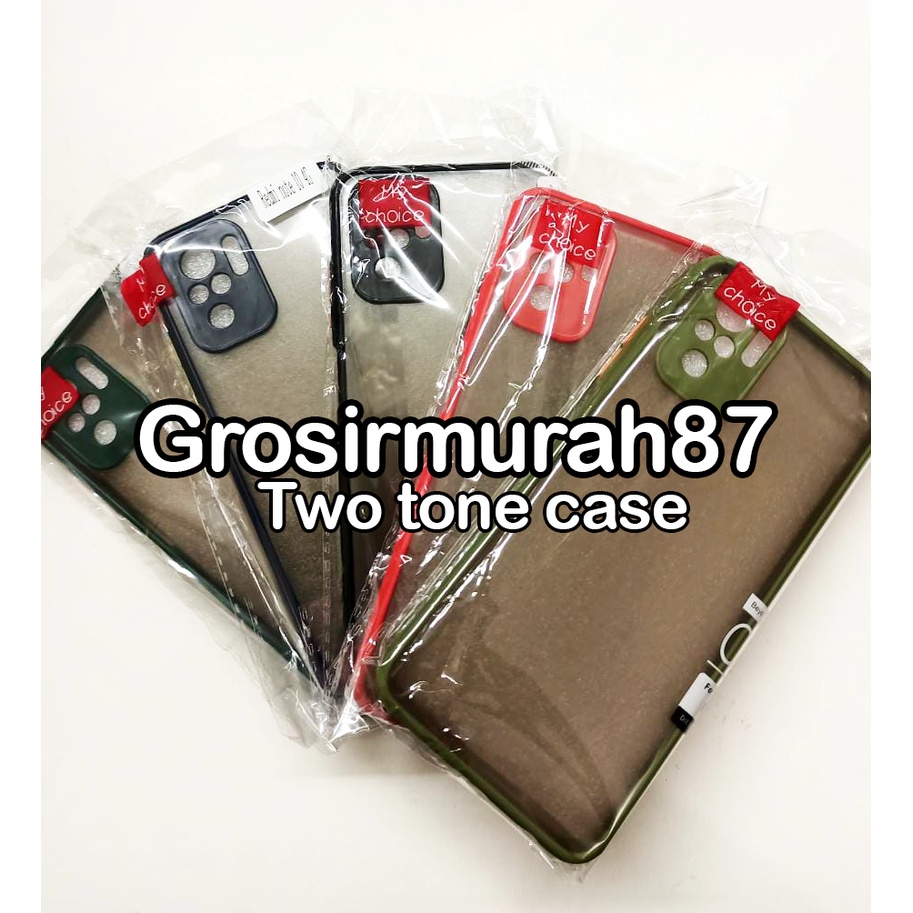 candy macaron softcase case tebal kondom hp Redmi note 10 4G Pink maroon kuning hitam navy