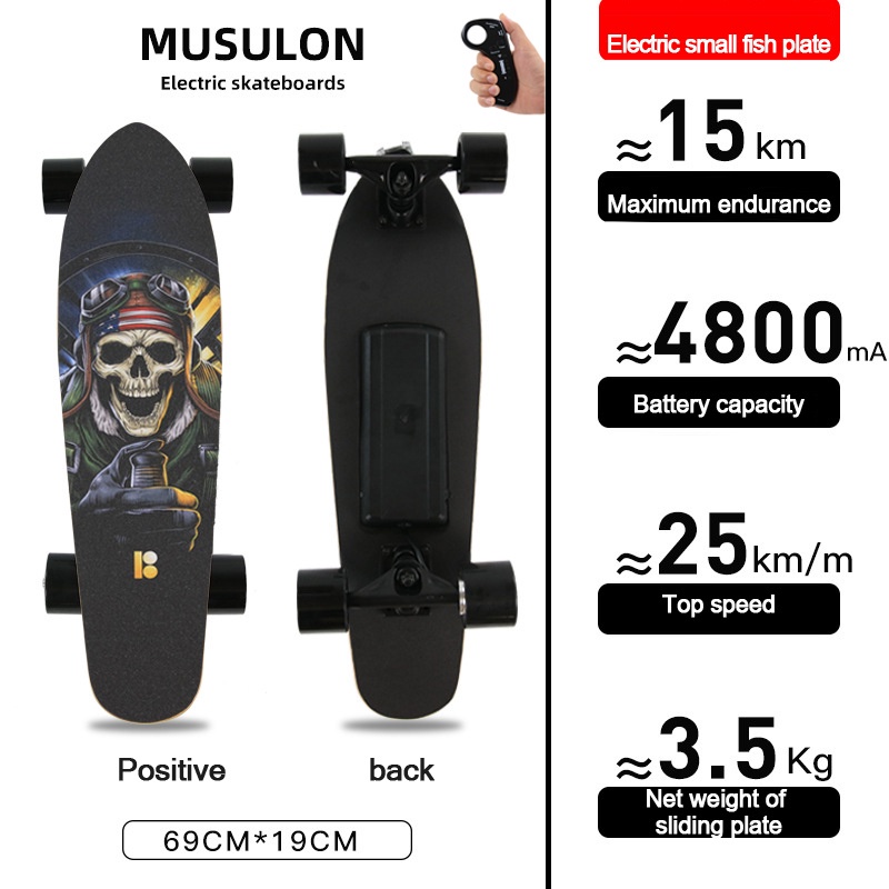 Sikat Elektrik Untuk Papan Seluncur / Skateboard