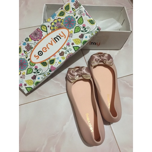 Soervimy Flat Shoes Jelly Wangi
