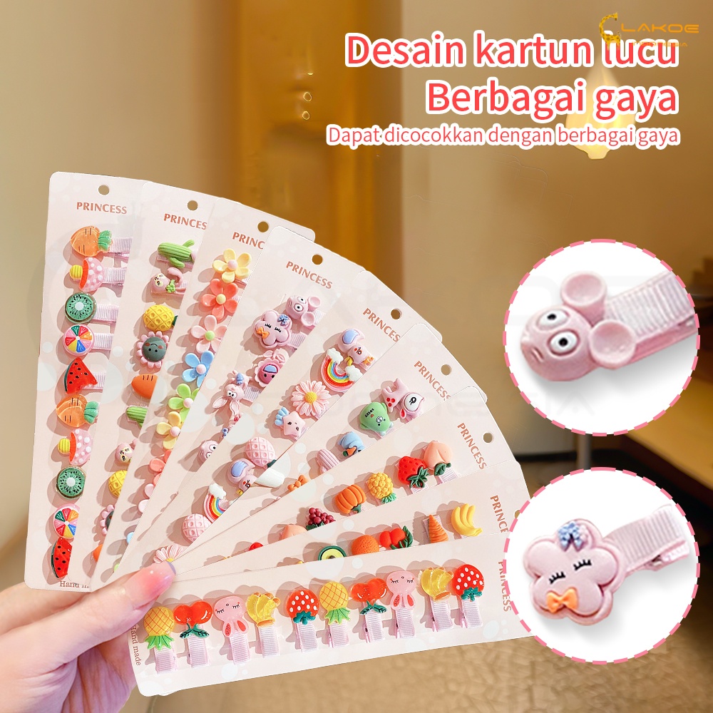 LAKOE 10 pcs Jepit Rambut korea anak jepitan Aksesoris Rambut Hair Clip anak