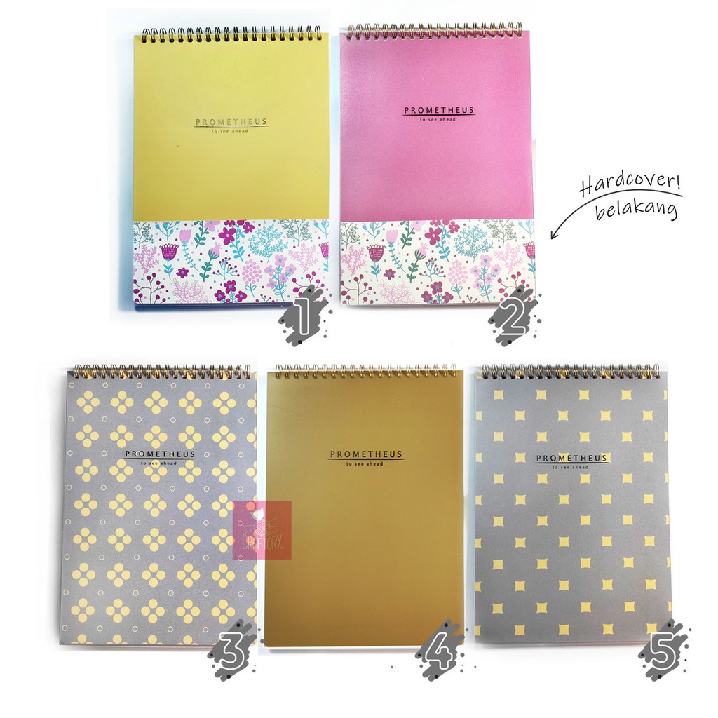 

Oxford Prometheus PP Cover Spring Buku Jurnal Spiral Ring Journal Book PPPB5002