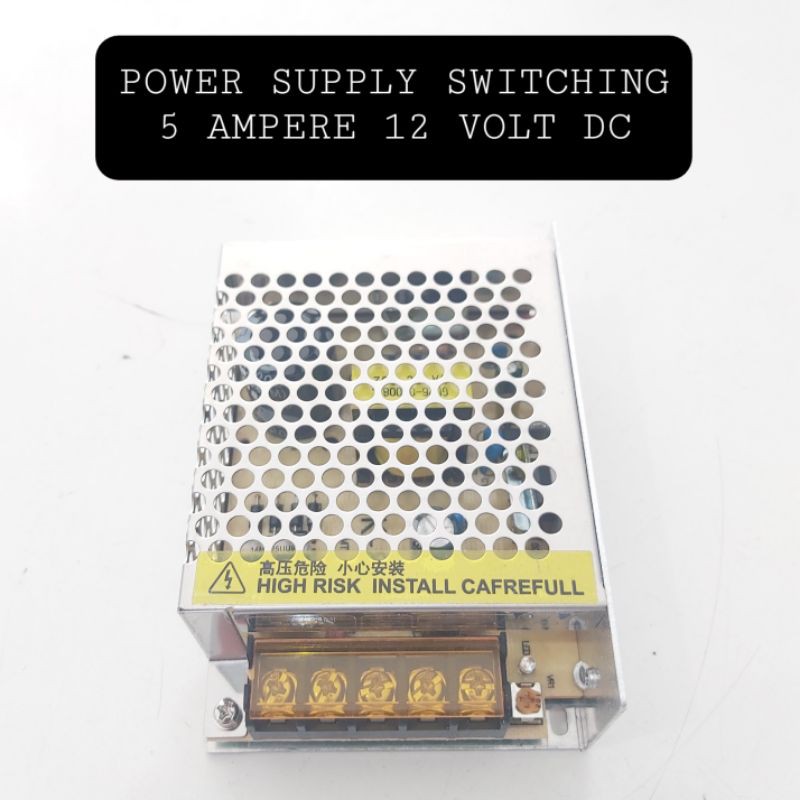 POWER SUPPLY SWITCHING 3 AMPERE 12 VOLT JARING PSU LED CCTV