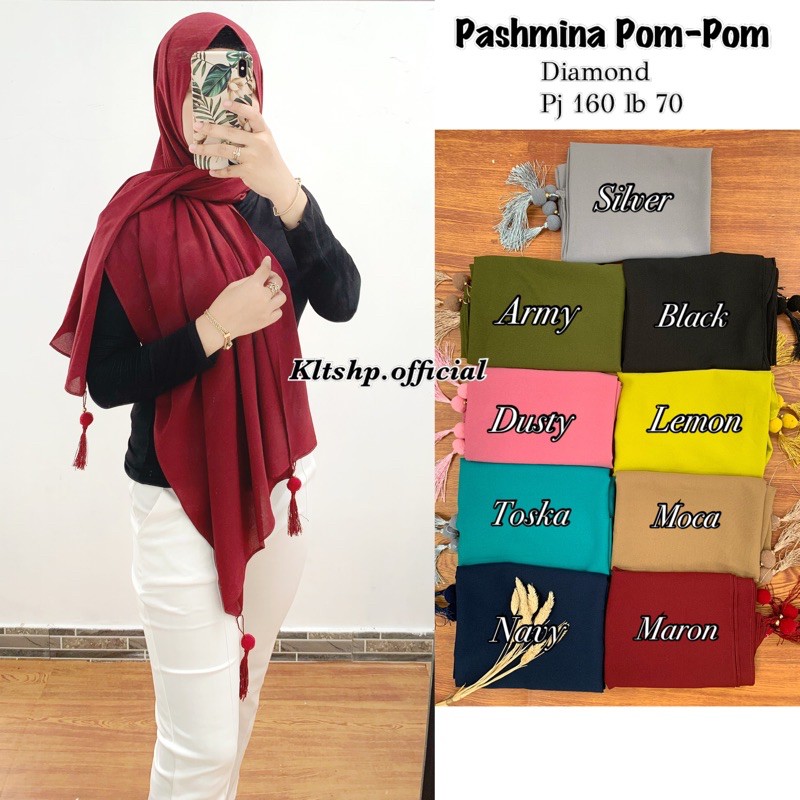 PASHMINA POM2 / PASHMINA TASSEL / PASHMINA POM TASSEL