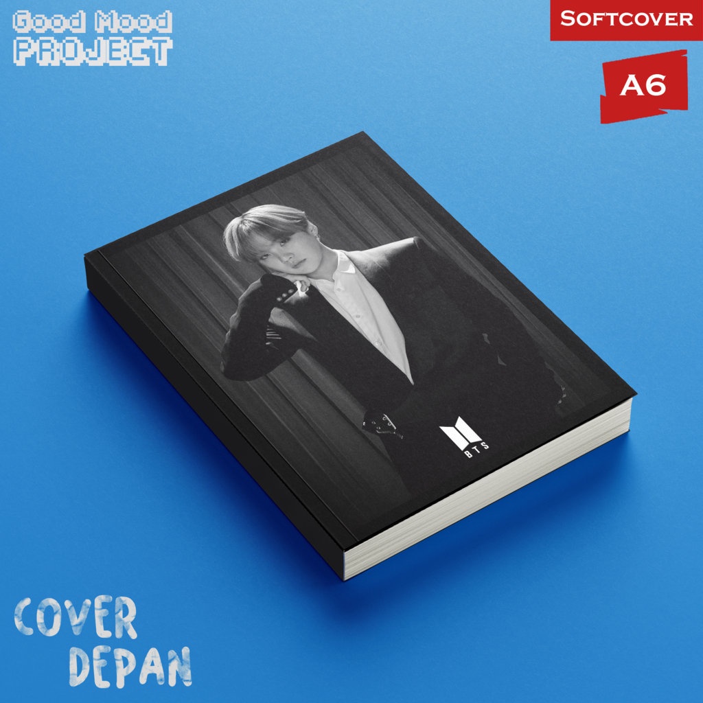 

Buku Tulis Catatan KPOP BTS Black Suga Hardcover A6 Notebook Agenda Planner Jurnal Notes