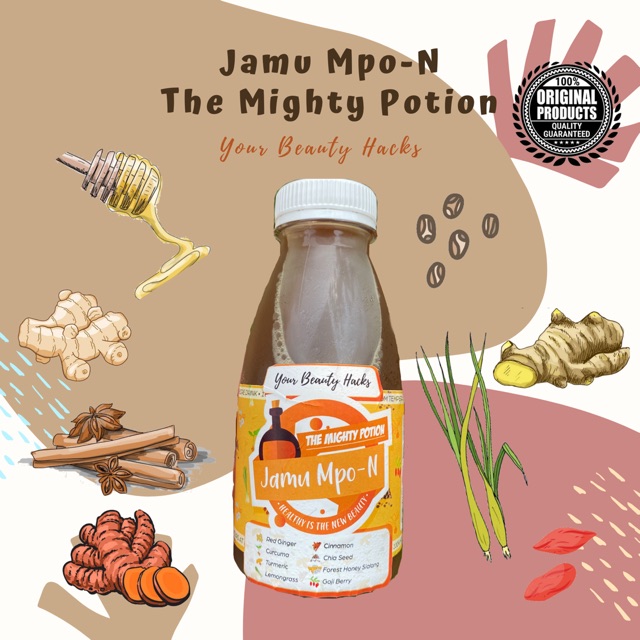 Jamu Mpo-N - The Mighty Potion (Kunyit, Jahe Merah ...