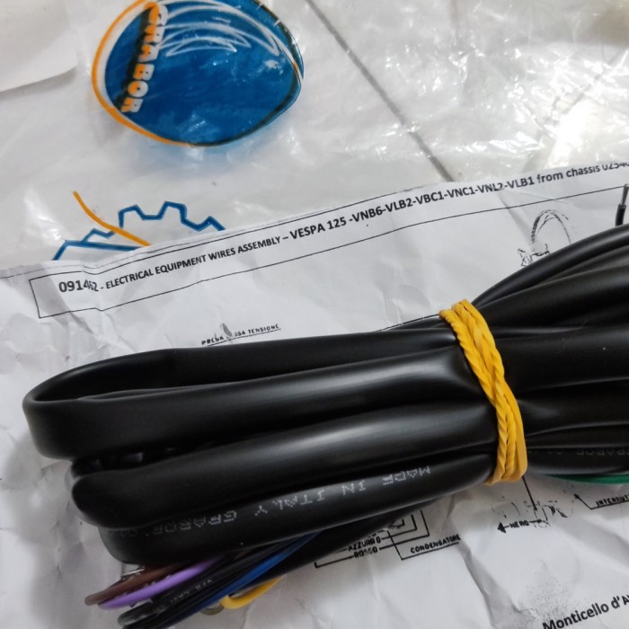 Kabel Body Kabel Listrik Grabor Vespa VNA VNB VBA VBB Super Sprint GL