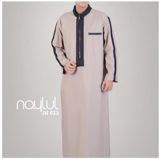Gamis Jubah Pria Modern Naylul JB023 - Baju Gamis Pria