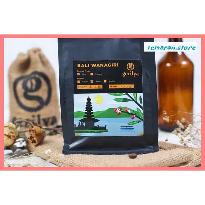 

Kopi- Kopi Single Origin Arabica Bali Wanagiri 250gr -Biji-Kopi.