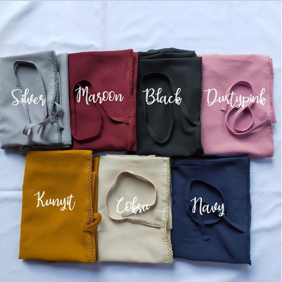 BERGO PICOT HIJAB CROCHET JILBAB DIAMOND KERUDUNG INSTAN-1