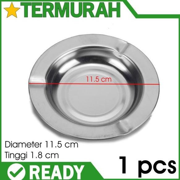 Asbak Stainless Asbak Rokok Murah Asbak Bulat Murah Ashtray