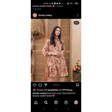 New Daisy tunik color teracotta size S by Wearing Klamby