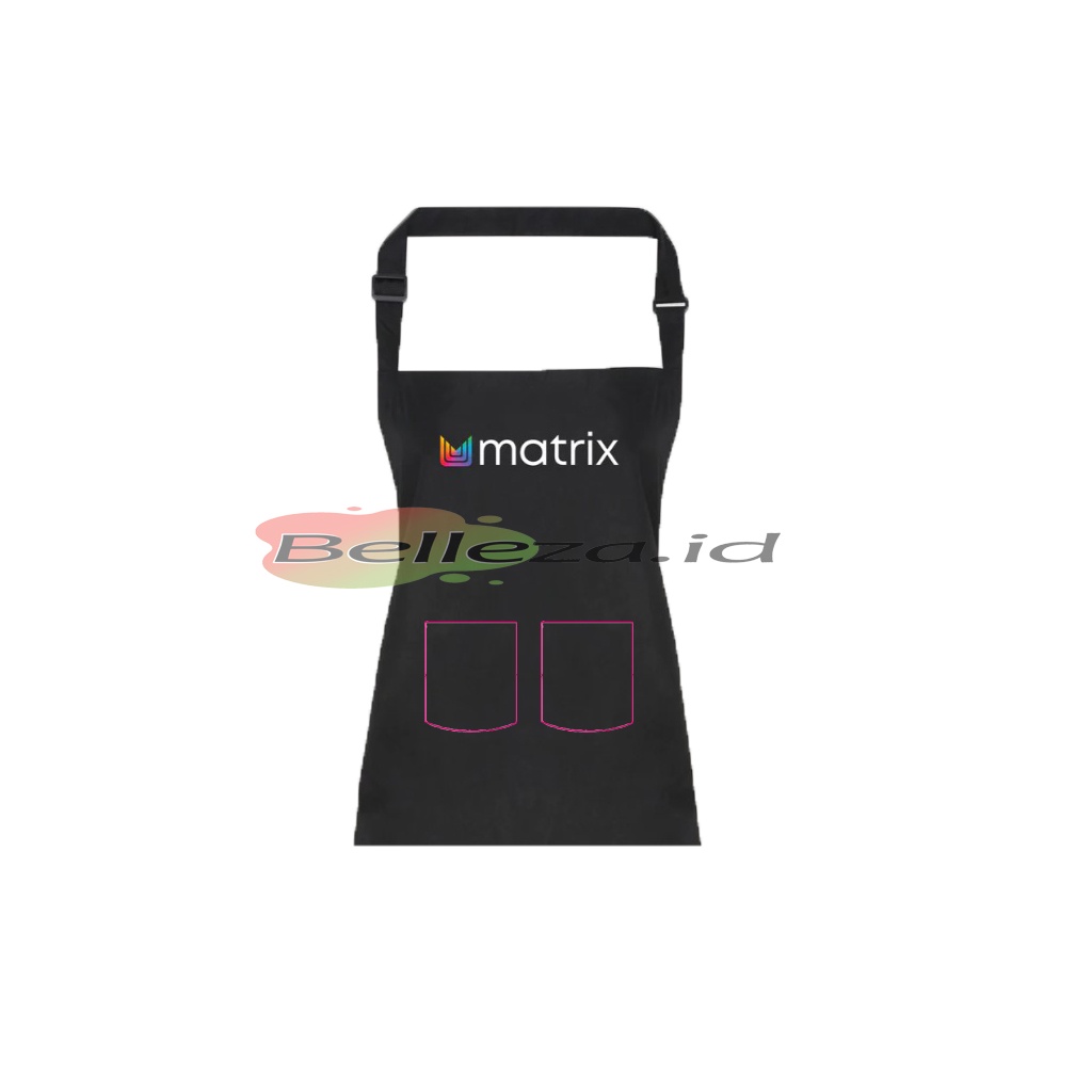 Matrix Mini Kip cat rambut & smoothing kep apron celemek