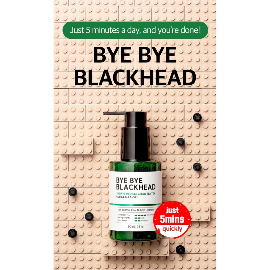 Some By Mi Bye Bye Blackhead 30 days miracle green tea tox