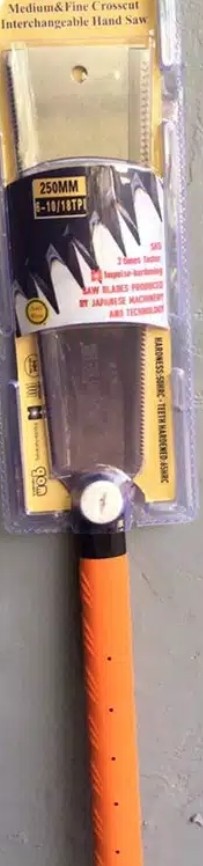 Gergaji Jepang Double Edge Rip Cut Dan Cross Cut - Diy Woodworking