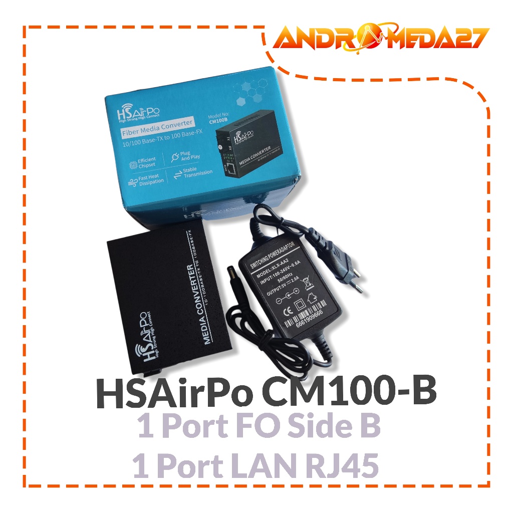 HS AIRPO ( B ) CM100 CONVERTER 10/100 HSAirpo CM100 SIDE B