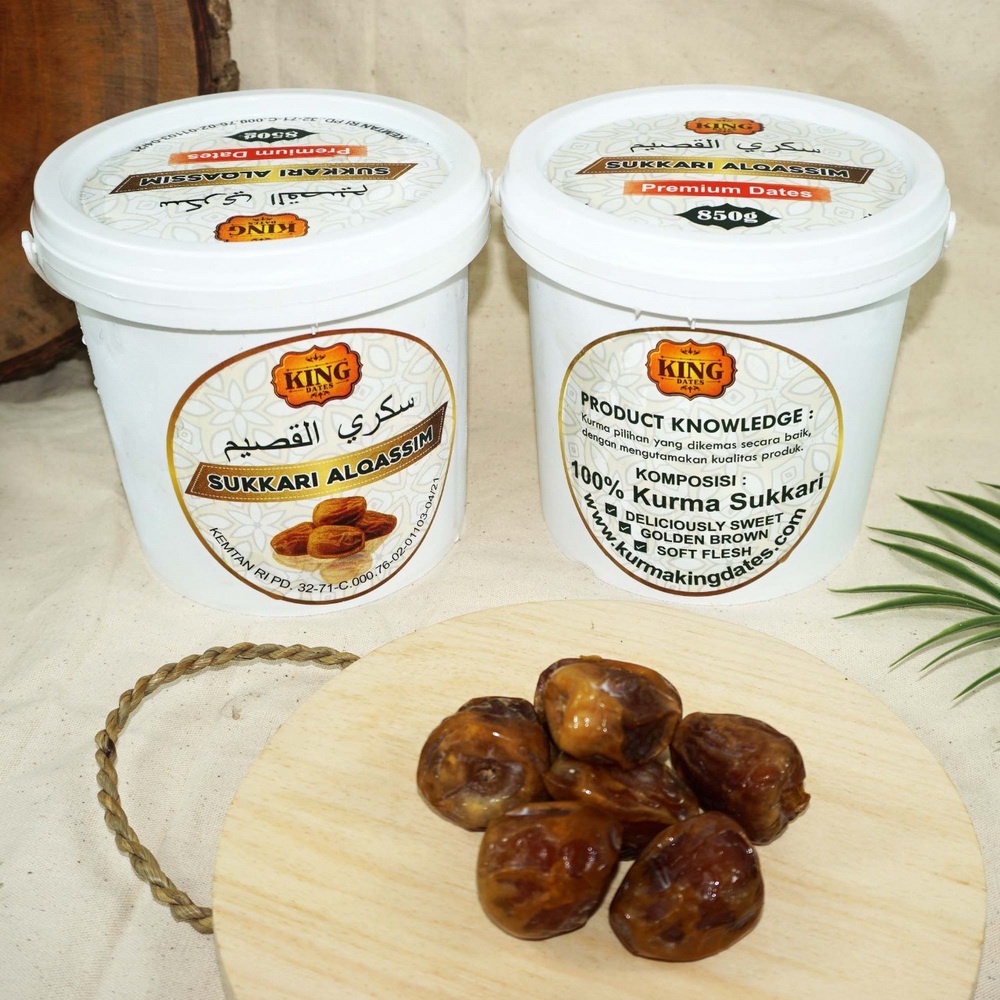 

KURMA KING SUKARI EMBER ISI 800GR Sukari Premium Sukkari Timba Asli Al Qosim Sukari alqosim kurma raja