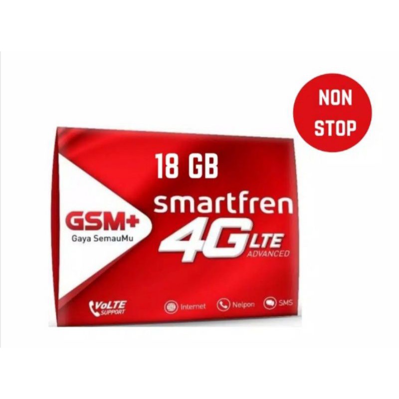 [[ Kartu ]] Perdana SMARTFREN 18GB
