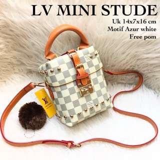  TAS  LV BOX MINIFE MINI SELEMPANG  SLEMPANG WANITA IMPORT 