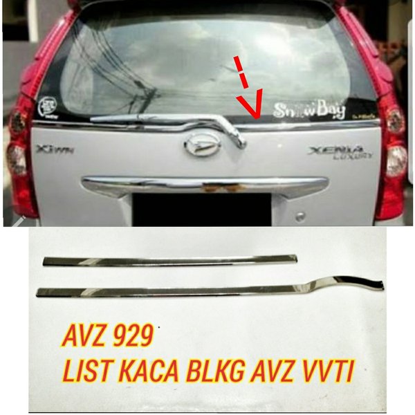 List kaca belakang chrome AVANZA-XENIA 2005-2011