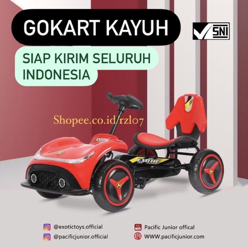 Kids Gokart gowes kayuh ontel Exotic 5888 anak aktif sehat