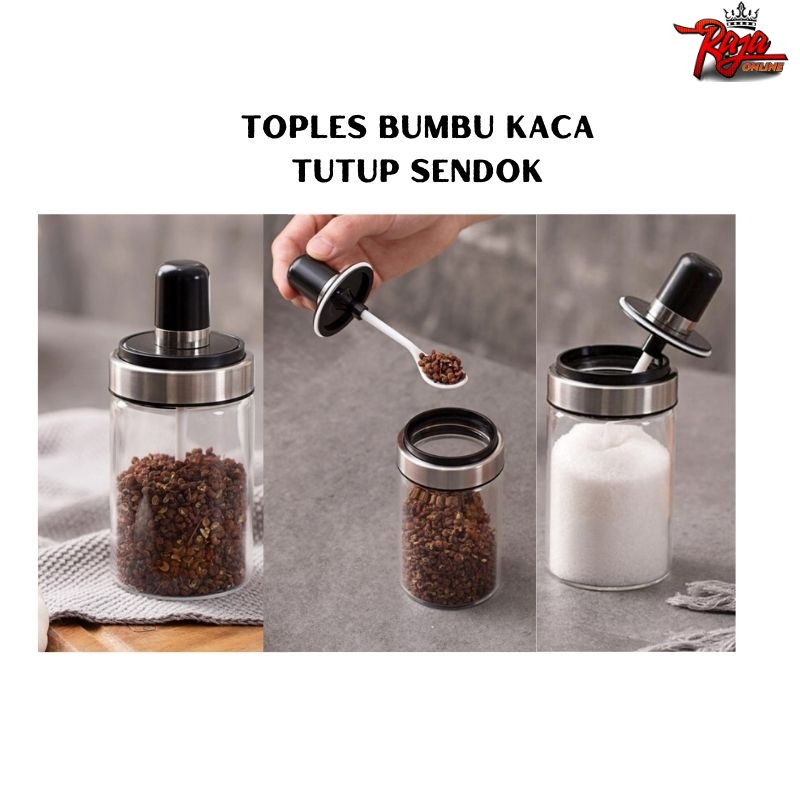 TJ122 - Botol Bumbu Garam Minyak Saos Toples Penyimpanan