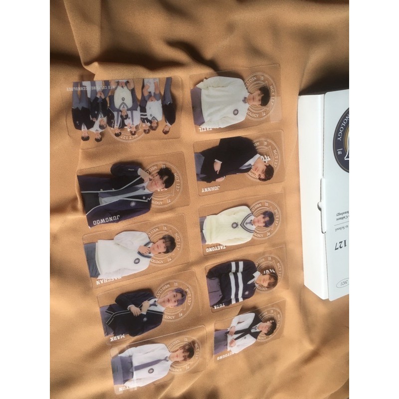 PAIRING CLEAR BOOKMARK B2S NCT 127 JAEHYUN YUTA MARK TAEIL JUNGWOO HAECHAN TAEYONG JHONNY DOYOUNG