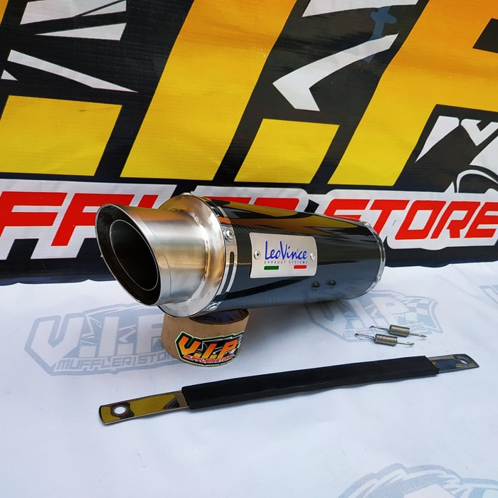 Silincer Knalpot LEOVINCE GP Corsa Carbon Stainless