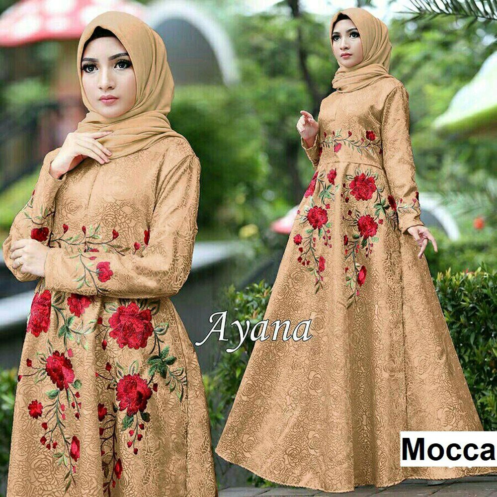 NEW dress remaja dress muslim busana muslim remaja muslim wanita dress  maxi remaja maxi ayana