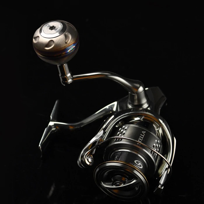 REEL HANDLE KNOB GOMEXUS JUPITER TITANIUM KNOB 38 MM