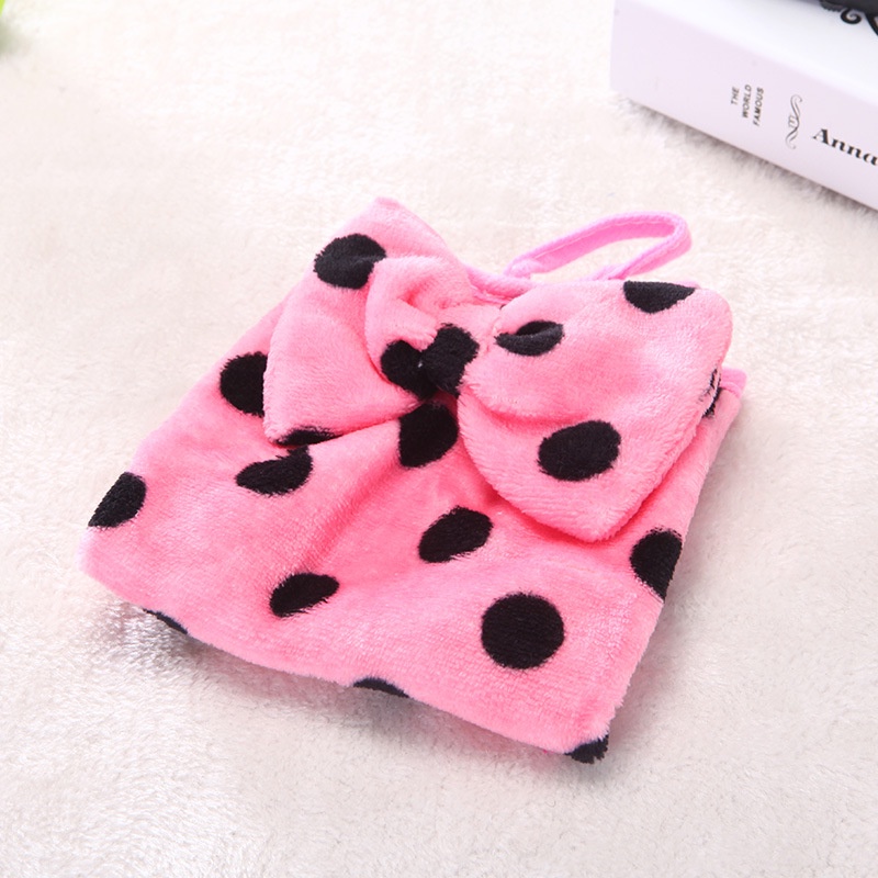 Handuk Tangan Kamar Mandi Hand Drying Towel dengan bulu lembut dengan motif Polkadot dan Garis Garis Serbaguna