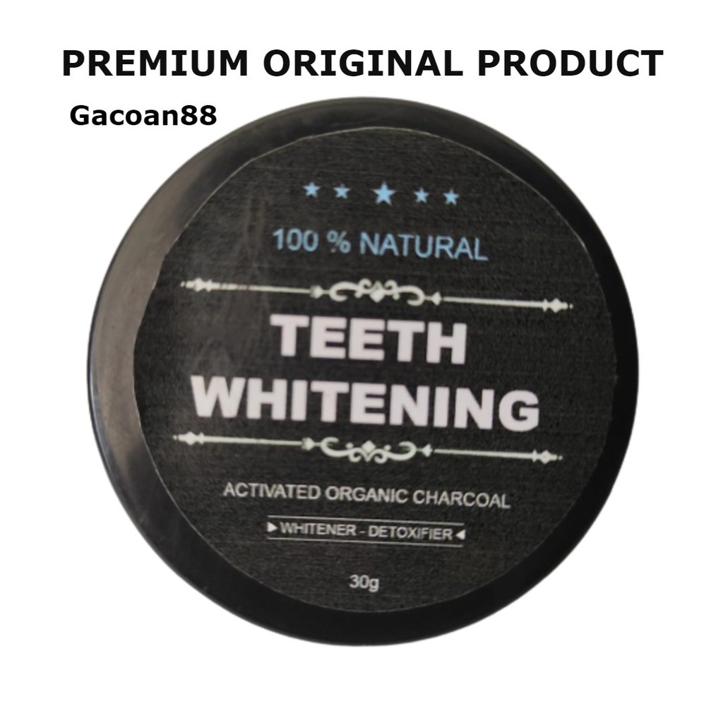 ORI CHARCOAL POWDER ORIGINAL PEMUTIH GIGI TEETH WHITENING ACTIVED High Quality