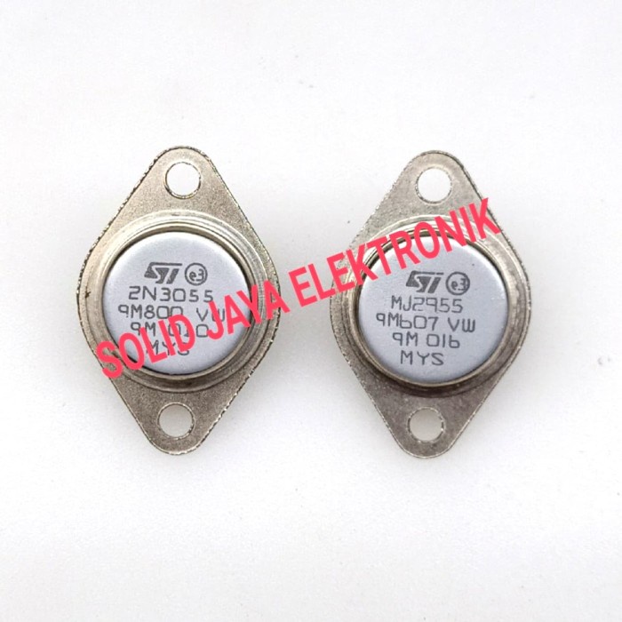 TRANSISTOR JENGKOL MJ2955 2N3055 MJ 2955 2N 3055 TR FINAL POWER AMPLI