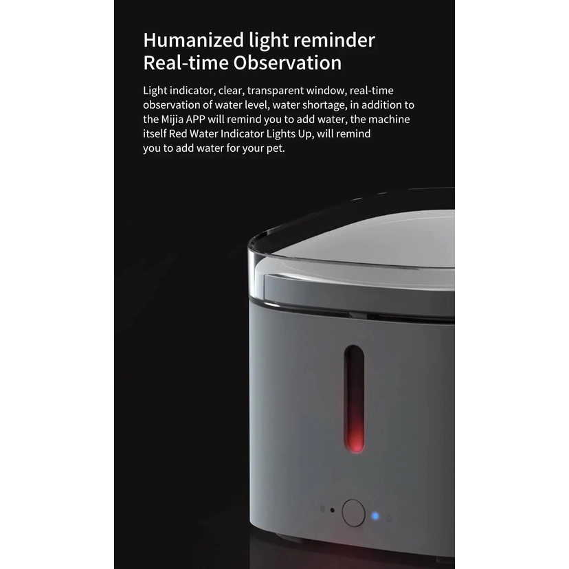 XIAOMI MIJIA Smart Automatic Pet Water Dispenser 2L - XWWF01MG - Dispenser Air Otomatis 2 Liter untuk Anjing dan Kucing