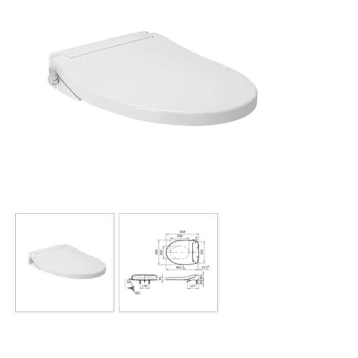 TUTUP CLOSET TOTO TCW 07 S TCW07 ECO WASHER ECOWASHER