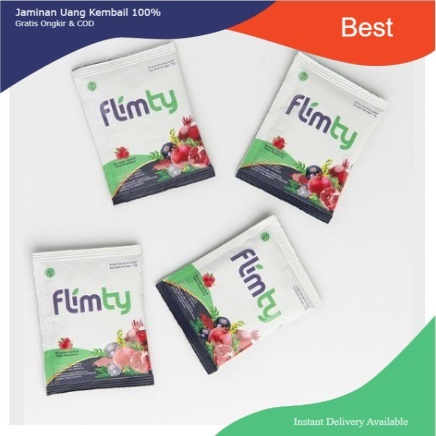 FLIMTY 10 SACHET DETOX FIBER BPOM ECERAN HALAL DIET