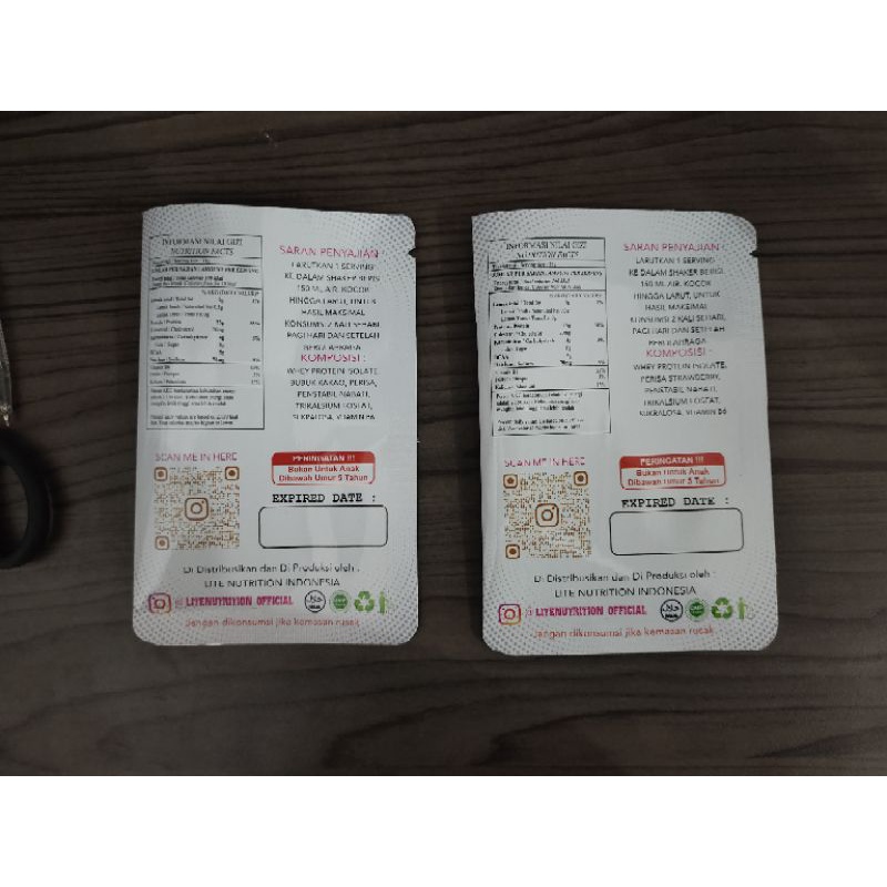 Kemasan sachet custom 10×15