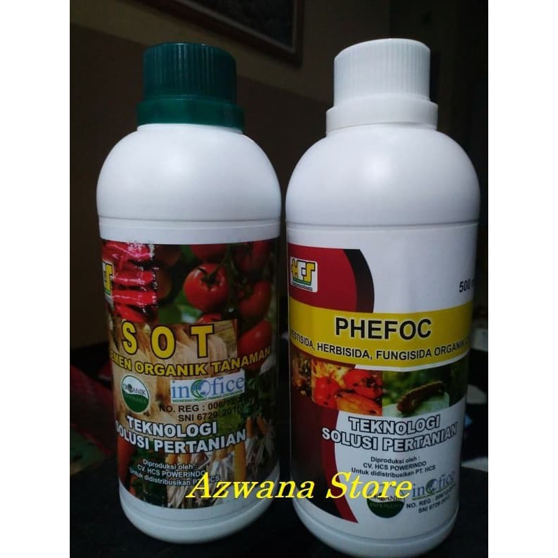 SOT DAN PHEFOC HCS - UNTUK MEMBUAT PUPUK ORGANIK BOKASHI SENDIRI