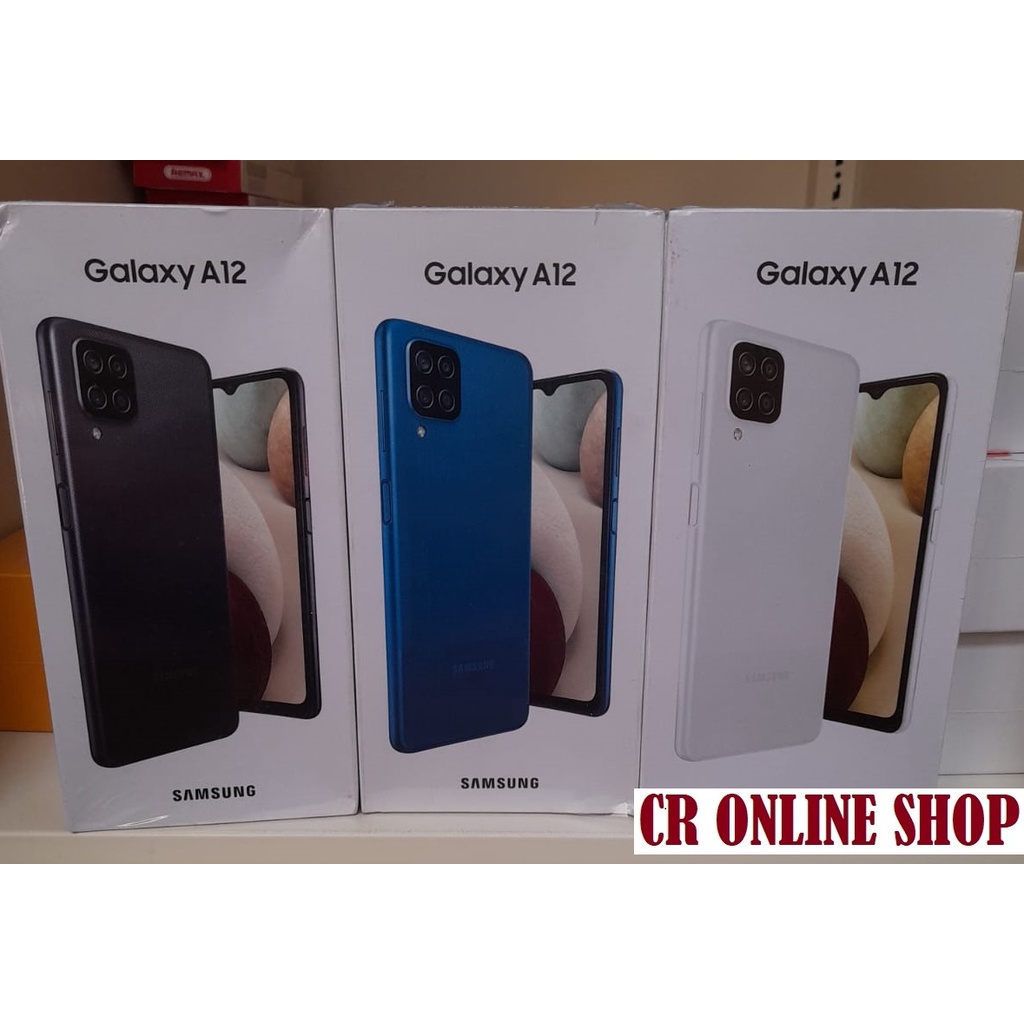 SAMSUNG Galaxy A12 RAM 4/128 GB GARANSI RESMI SEIN