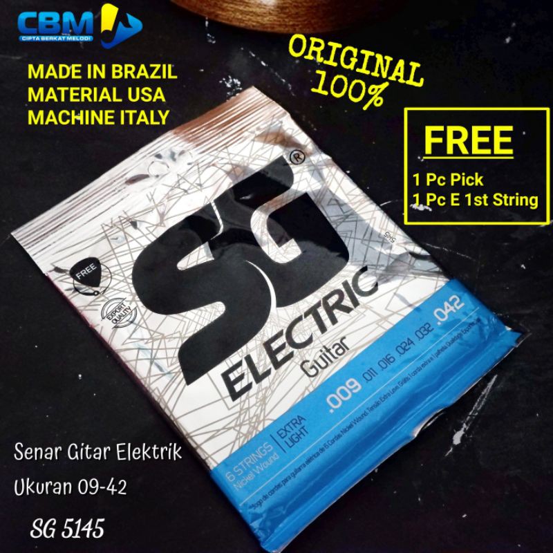 Senar Gitar Listrik SG 5145 09 Ori