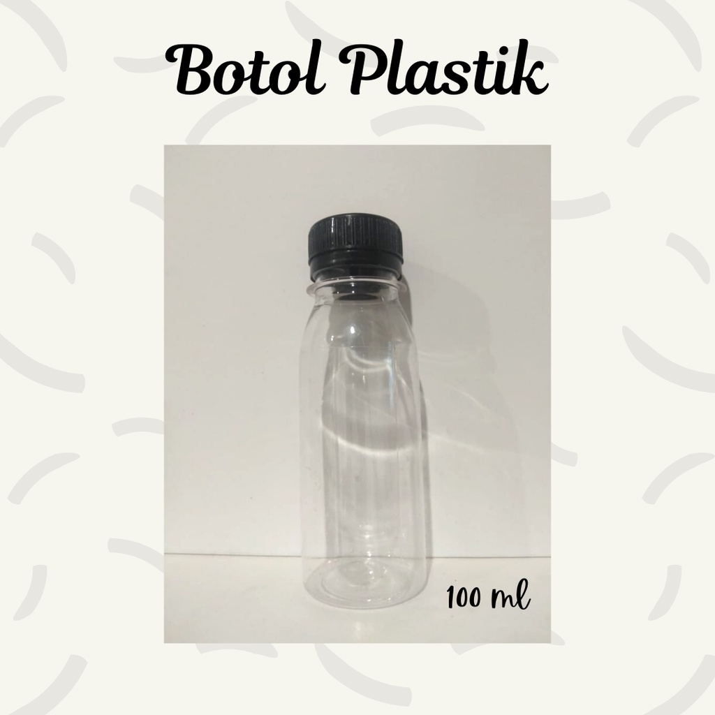 Botol Plastik 100ml / Botol Plastik Kecil / Wadah Isi Ulang / Botol Travel Size