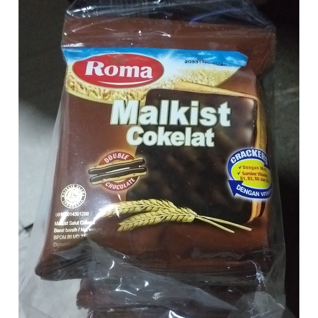 

Roma Malkist Biskuit Coklat / Keju Manis / Tiramisu renceng (21grm)