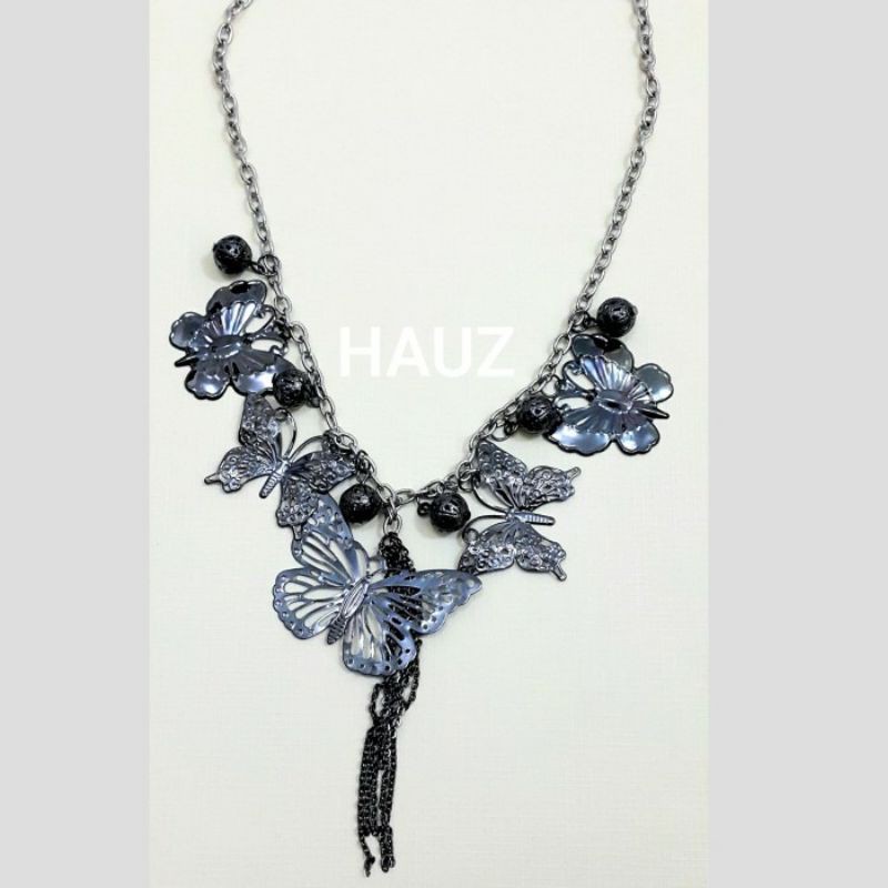Kalung etnik butterfly Korea/ Korean accessories/ aksesoris fashion/ necklace