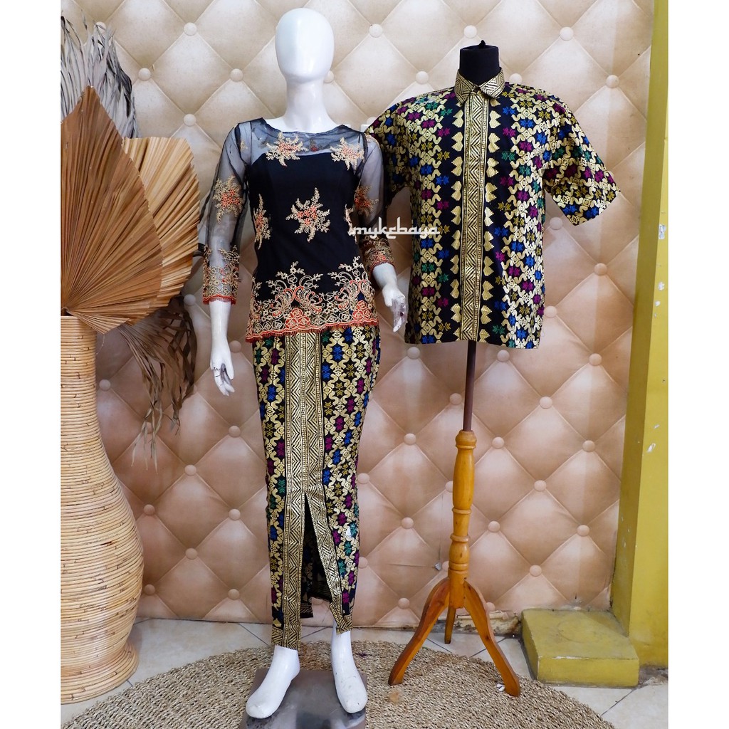 Couple Set Wanita Setelan Kemeja Pria Kebaya Lamaran Kondangan Promo Shopee Indonesia