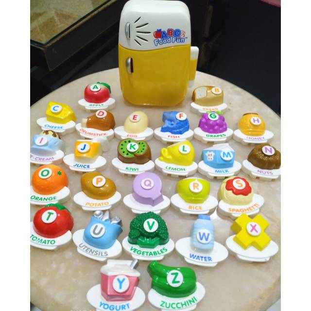 Vtech ABC food fun / alphabet learning / belajar huruf / mengenal buah / mengenal warna